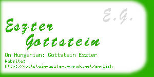 eszter gottstein business card